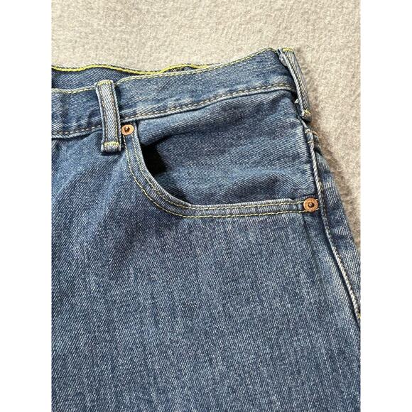 Levi strauss 517 Jeans Mens W34 L29 Straight Leg Boot Cut Blue Denim - Picture 10 of 15